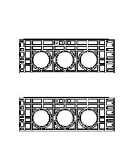 Rám k šachtě EK 288, výška 220 mm
