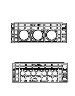 Rám k šachtě EK 288, výška 220 mm