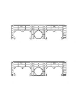 Rám k šachtě EK 328, výška 220 mm