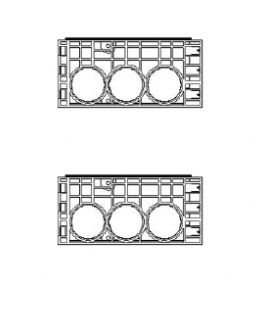 Rám k šachtě EK 358, výška 220 mm