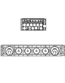 Rám k šachtě EK 478, výška 220 mm
