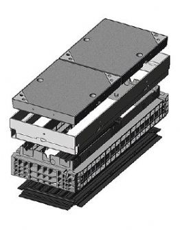 Základ šachty EK 478, B125, poklop ocel beton 