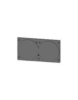 Zavírací deska 130x236mm