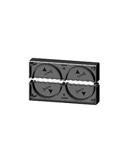 Adaptační deska dělená s průrazy 2x110mm