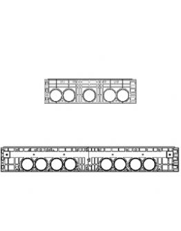Rám k šachtě EK 708, výška 220 mm
