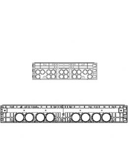 Rám k šachtě EK 708, výška 220 mm