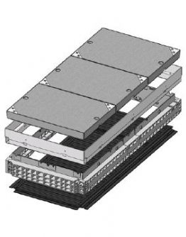 Základ šachty EK 728, B125, poklop ocel beton 