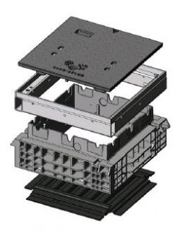 Šachty EK 358 (400 x 400 / 550 x 550 mm)