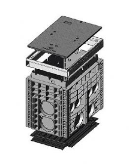 Kompaktní šachty EK 368/K2 (400 x 650 / 550 x 800 mm)
