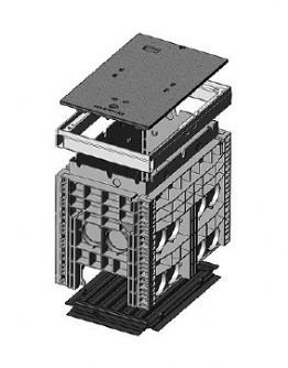 Kompaktní šachty EK 368/K3 (400 x 650 / 550 x 800 mm)