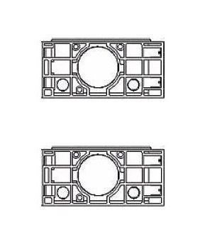 Rám k šachtě EK 268, výška 150 mm