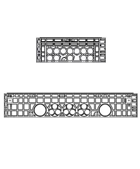 Rám k šachtě EK 338, výška 220 mm