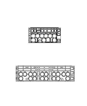 Rám k šachtě EK 378, výška 220 mm