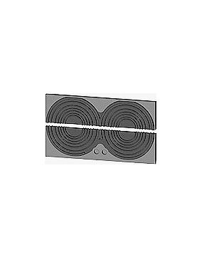 Adaptační deska pružná dělená 2x40-125mm