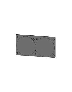 Zavírací deska 130x236mm