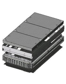 Základ šachty EK 708, B125, poklop ocel beton 