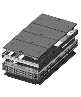 Základ šachty EK 708, B125, poklop litina 